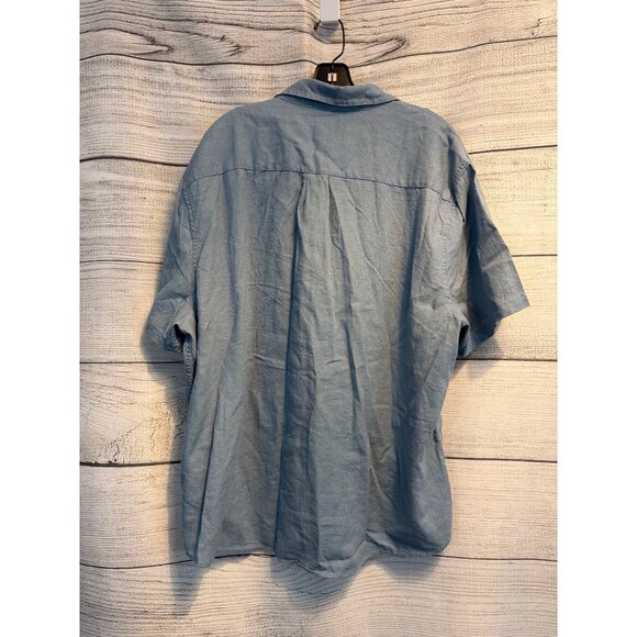 NWT Lucky Brand Mens Short Sleeve Button-Up Shirt Size XXL - Picture 3 of 3